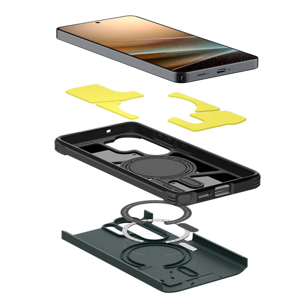Hard Case Spigen Tough Armor with MagSafe for Samsung Galaxy S26 Ultra S948, Abyss Green ACS10686_4