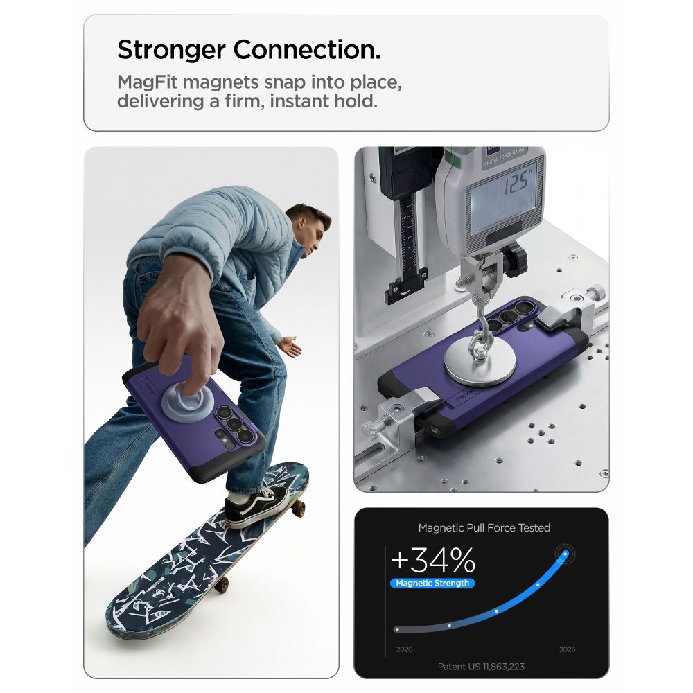 Hard Case Spigen Tough Armor with MagSafe / Ash Violet / S26 Ultra S948 / ACS11209_8