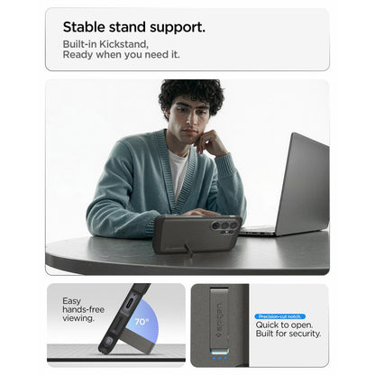 Hard Case Spigen Tough Armor with MagSafe for Samsung Galaxy S26 Ultra S948, Gunmetal ACS10685_9