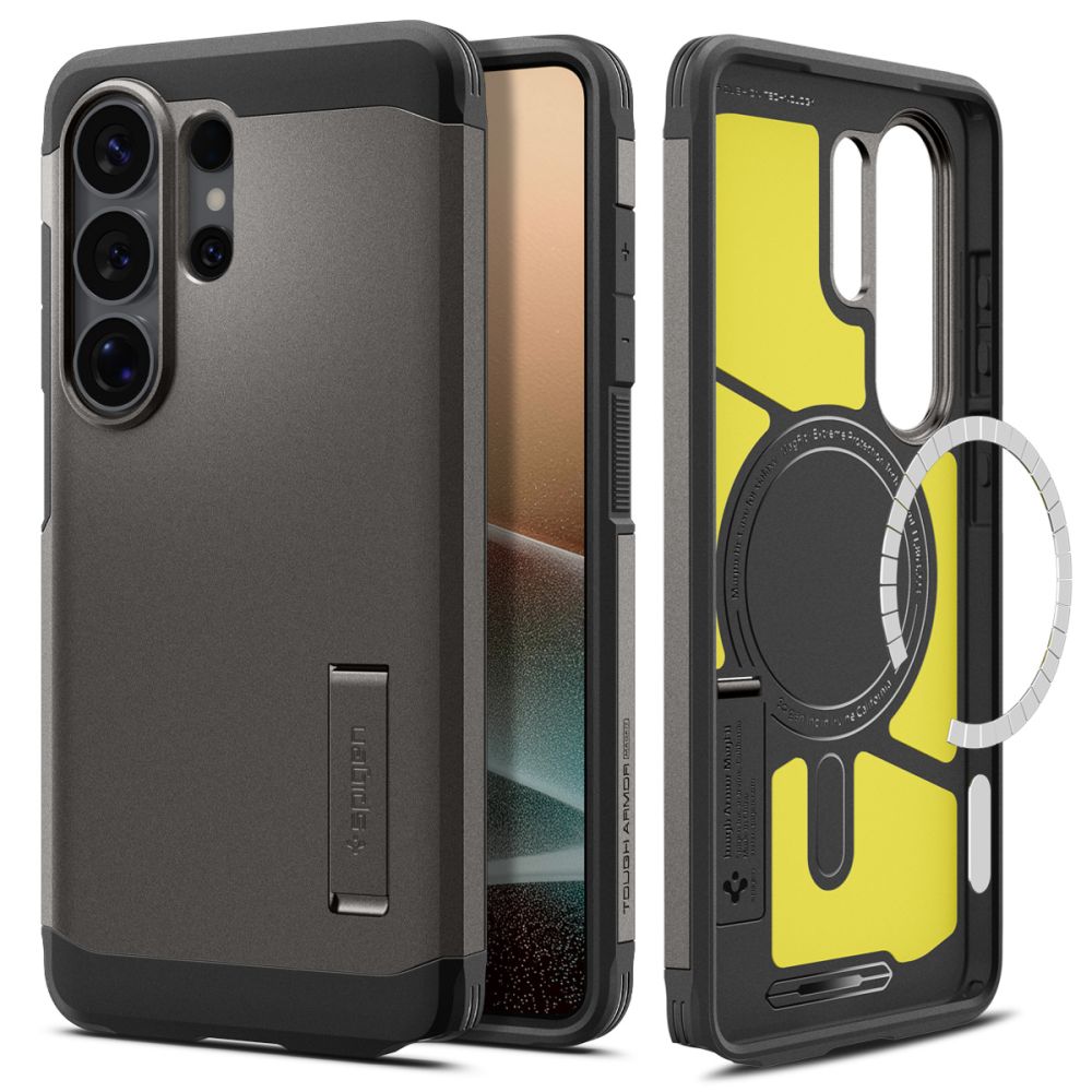 Hard Case Spigen Tough Armor with MagSafe for Samsung Galaxy S26 Ultra S948, Gunmetal ACS10685_1