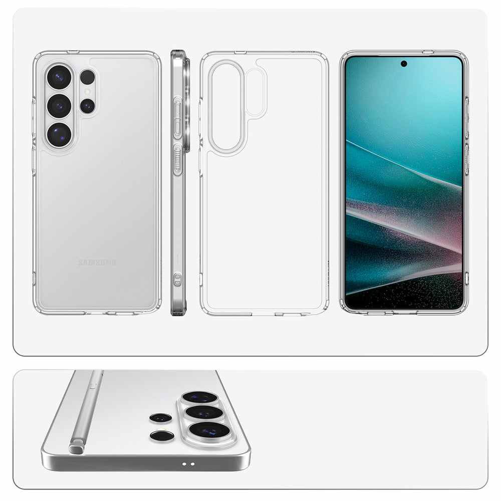 Hard Case Spigen Ultra Hybrid for Samsung Galaxy S26 Ultra S948, Crystal Clear ACS10677_12