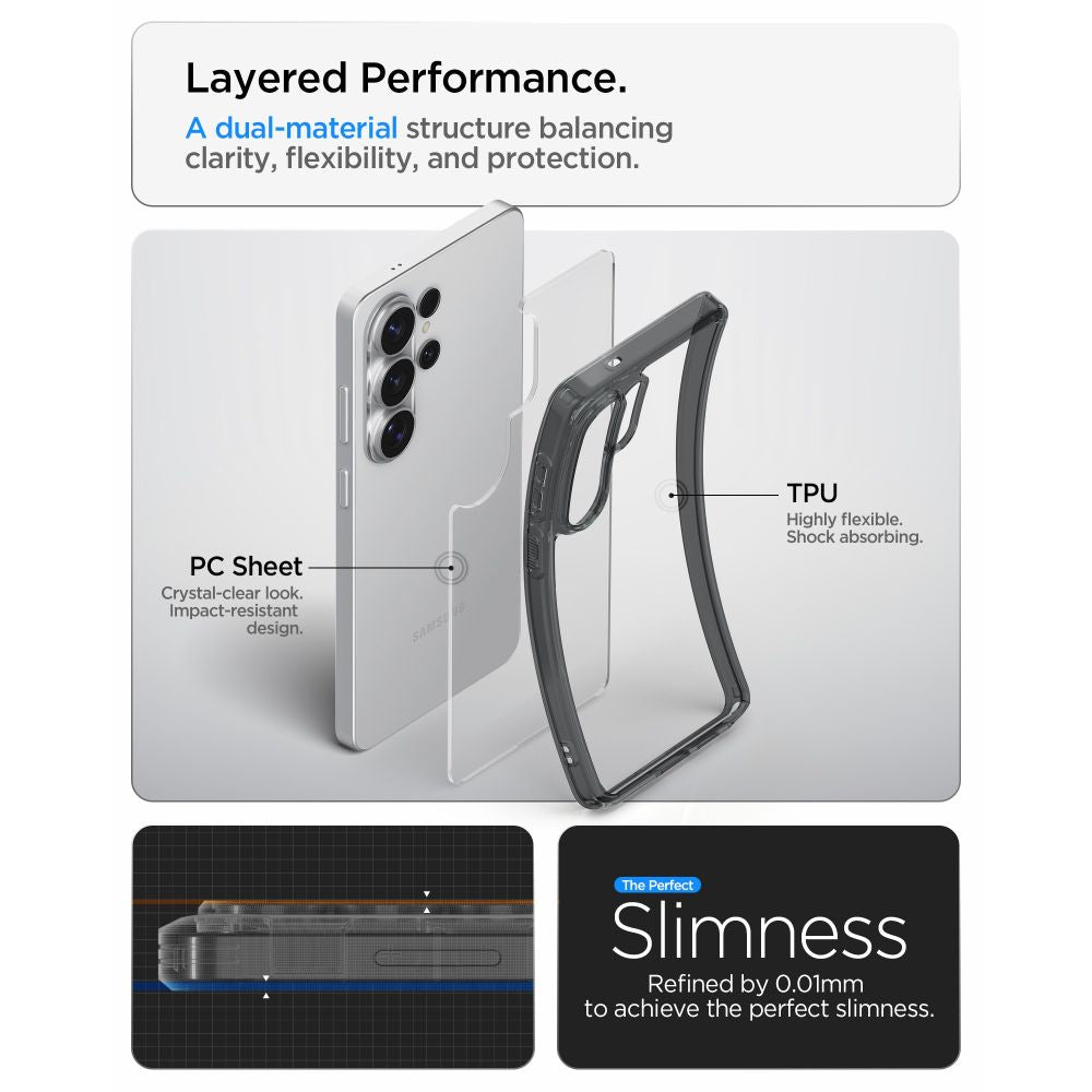 Spigen Ultra Hybrid Case for Samsung Galaxy S26 Ultra - Semi-Transparent_7