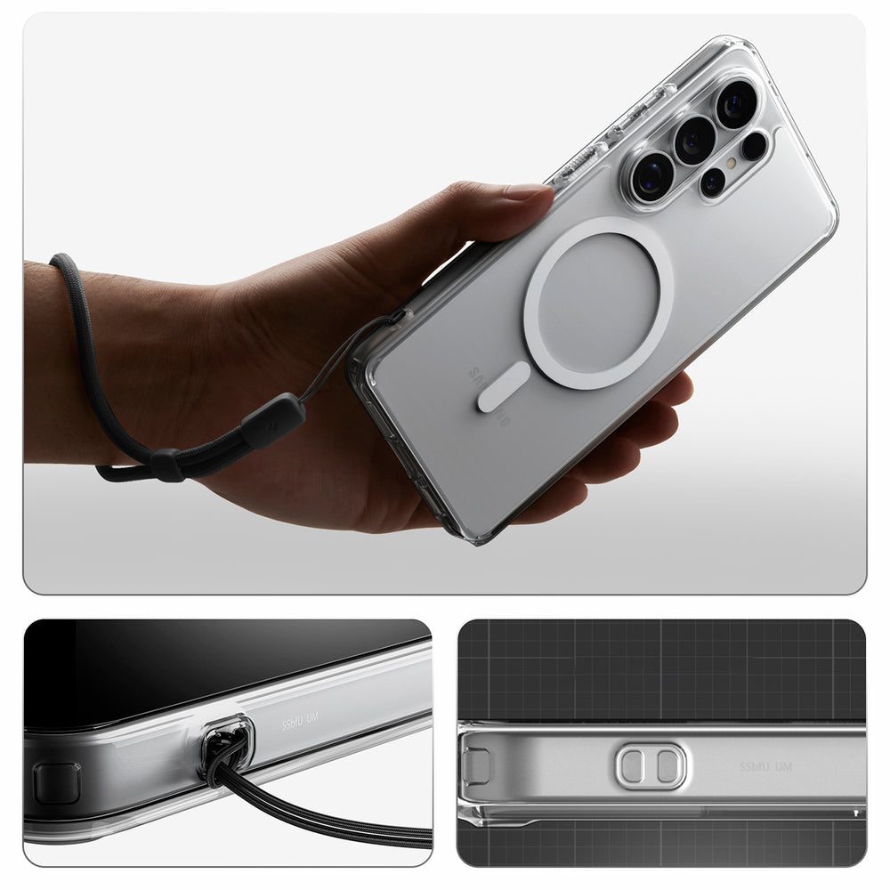 Hard Case Spigen Ultra Hybrid with MagSafe for Samsung Galaxy S26 Ultra S948, Clear White ACS10679_18
