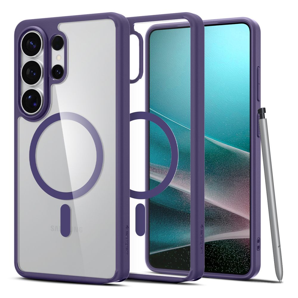 Hard Case Spigen Ultra Hybrid with MagSafe for Samsung Galaxy S26 Ultra S948, Deep Purple ACS11208_0