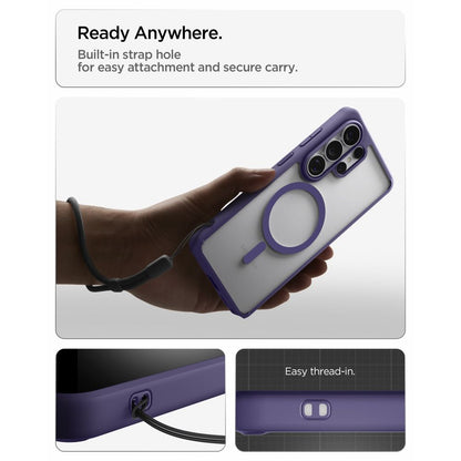 Hard Case Spigen Ultra Hybrid with MagSafe for Samsung Galaxy S26 Ultra S948, Deep Purple ACS11208_12