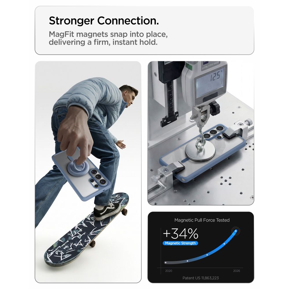 Hard Case Spigen Ultra Hybrid with MagSafe for Samsung Galaxy S26 Ultra S948, Light Blue ACS11207_9