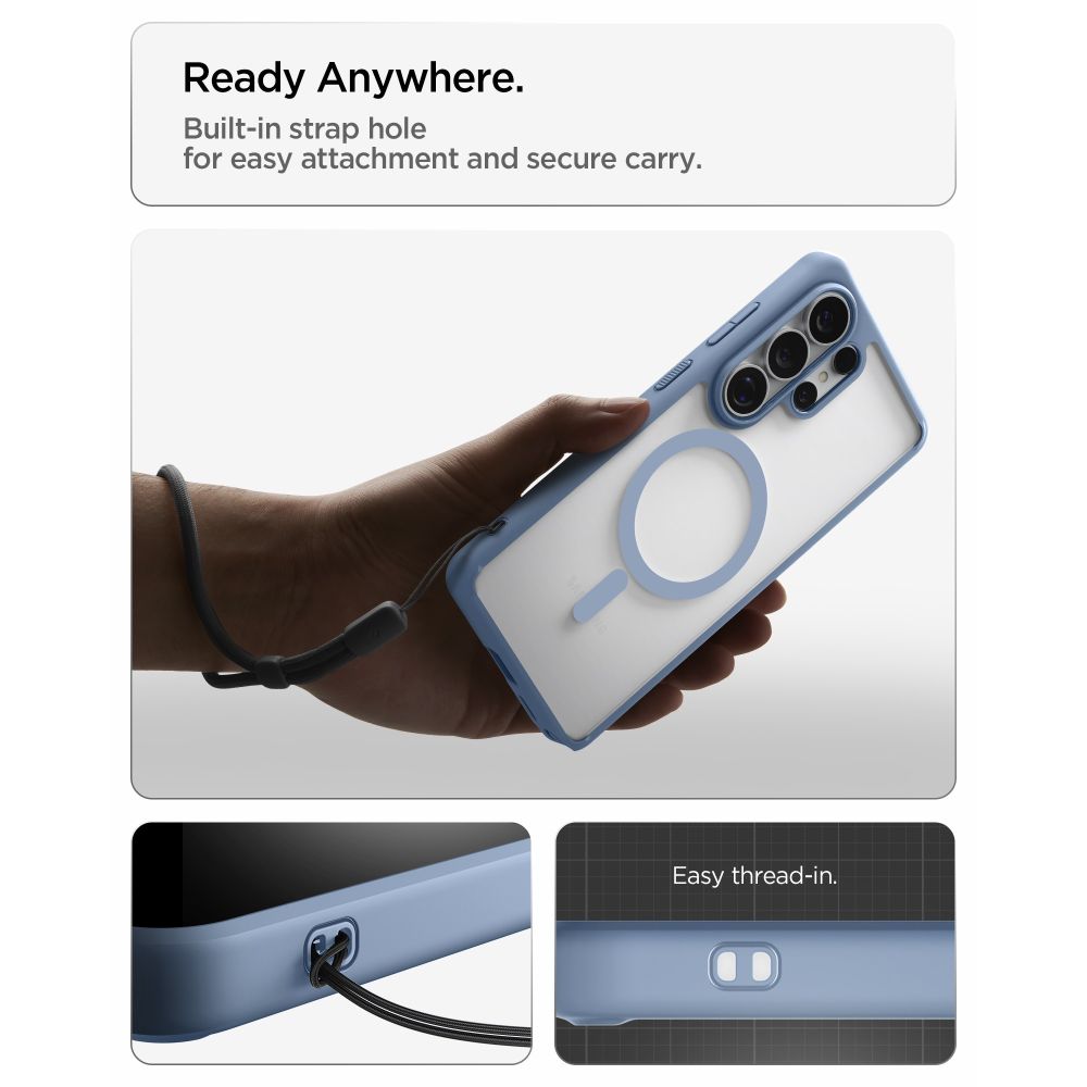 Hard Case Spigen Ultra Hybrid with MagSafe for Samsung Galaxy S26 Ultra S948, Light Blue ACS11207_12
