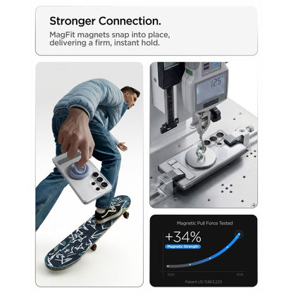 Hard Case Spigen Ultra Hybrid S with MagSafe for Samsung Galaxy S26 Ultra S948, Clear White ACS11032_9