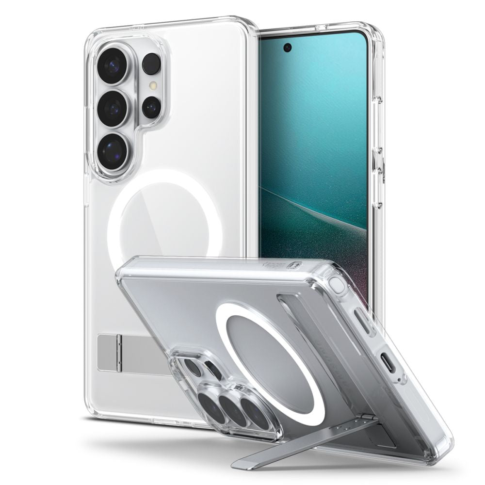 Hard Case Spigen Ultra Hybrid S with MagSafe for Samsung Galaxy S26 Ultra S948, Clear White ACS11032_1