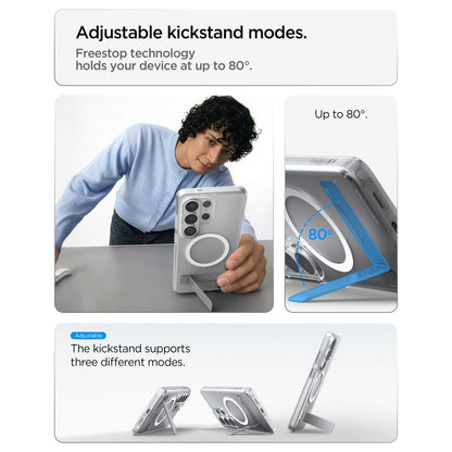 Hard Case Spigen Ultra Hybrid S with MagSafe for Samsung Galaxy S26 Ultra S948, Clear White ACS11032_7