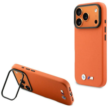 BMW M Metal Logo MagSafe Case for iPhone 17 Pro - Orange_0