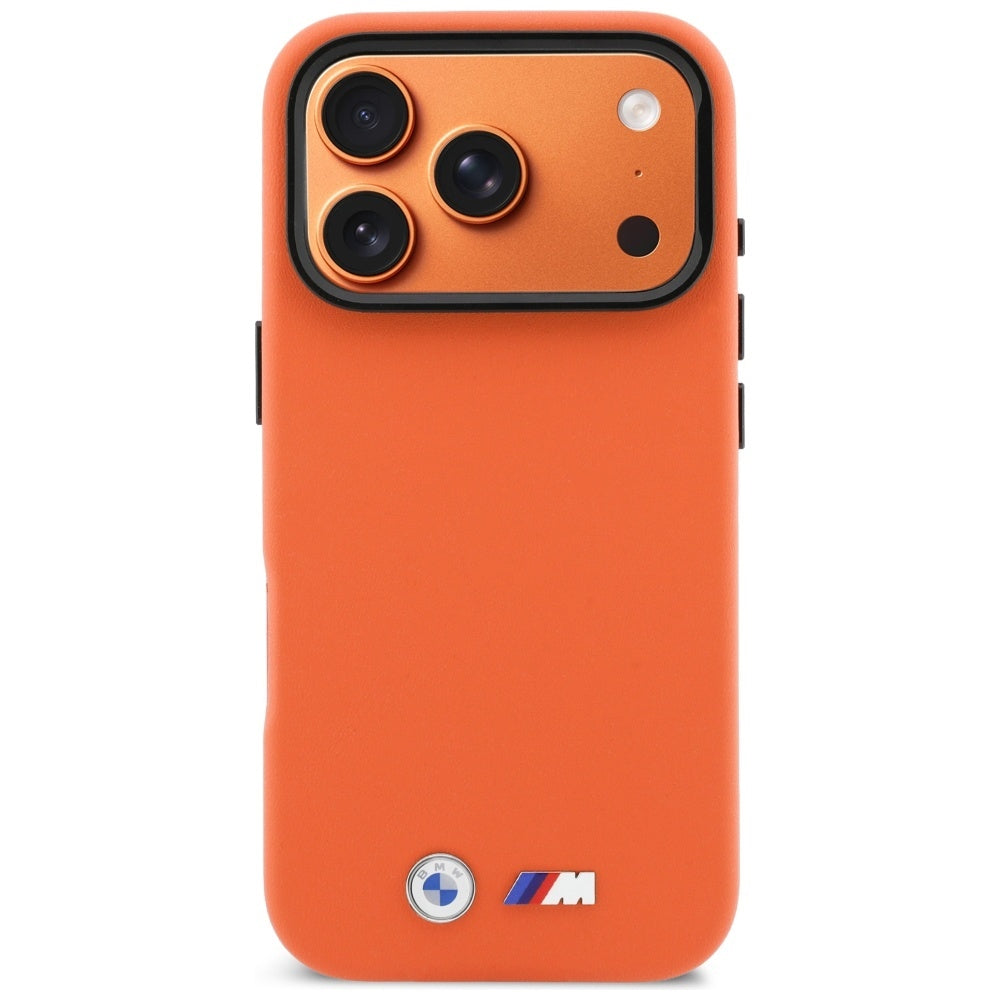 BMW M Metal Logo MagSafe Case for iPhone 17 Pro - Orange_2