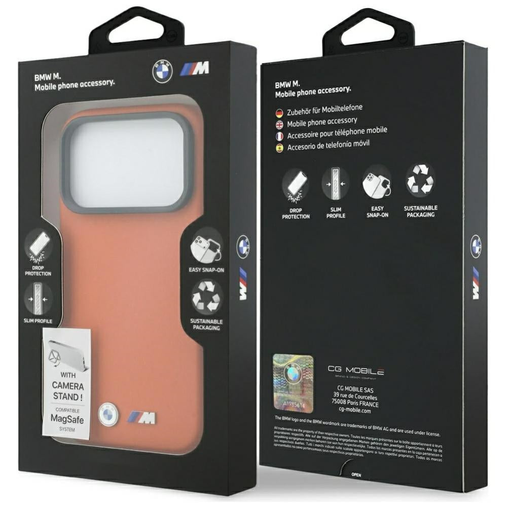 BMW M Metal Logo MagSafe Case for iPhone 17 Pro - Orange_7