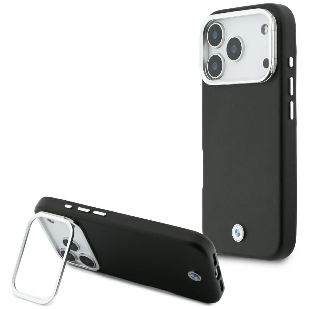BMW M Sign Metal Logo MagSafe Case for iPhone 17 Pro - Black_0