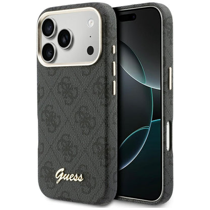Guess 4G Script MagSafe case for iPhone 17 Pro Max - black_0