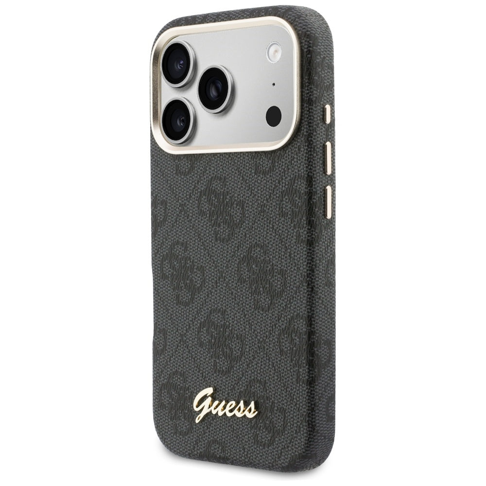 Guess 4G Script MagSafe case for iPhone 17 Pro Max - black_1