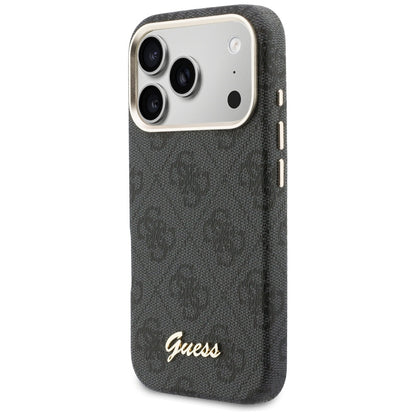 Guess 4G Script MagSafe case for iPhone 17 Pro Max - black_1