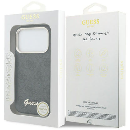 Guess 4G Script MagSafe case for iPhone 17 Pro Max - black_7