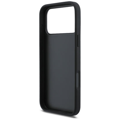 Karl Lagerfeld Rhinestones Karl&amp;Choupette Pin Case for iPhone 17 Pro Max - Black_6
