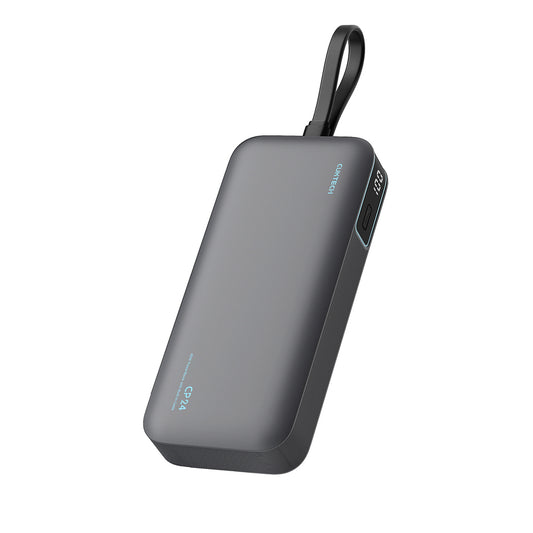 Cuktech LPB200N 40W 20000mAh Powerbank with Integrated Cable - Gray_0