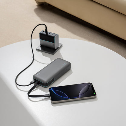 Cuktech LPB200N 40W 20000mAh Powerbank with Integrated Cable - Gray_20