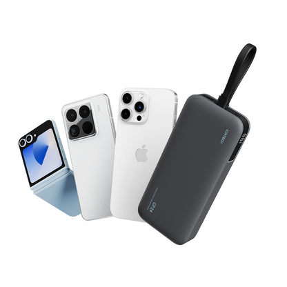 Cuktech LPB200N 40W 20000mAh Powerbank with Integrated Cable - Gray_4