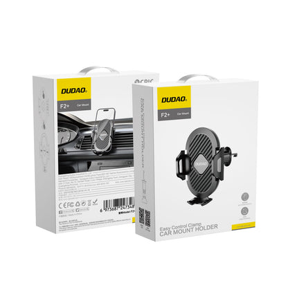 Dudao F2+ smartphone holder for the air vent with clamp - black_9