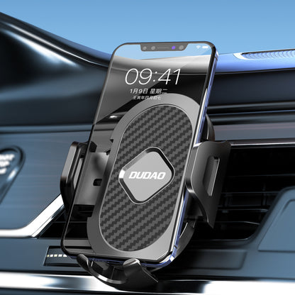 Dudao F2+ smartphone holder for the air vent with clamp - black_1