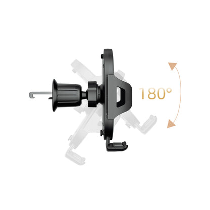 Dudao F2+ smartphone holder for the air vent with clamp - black_6
