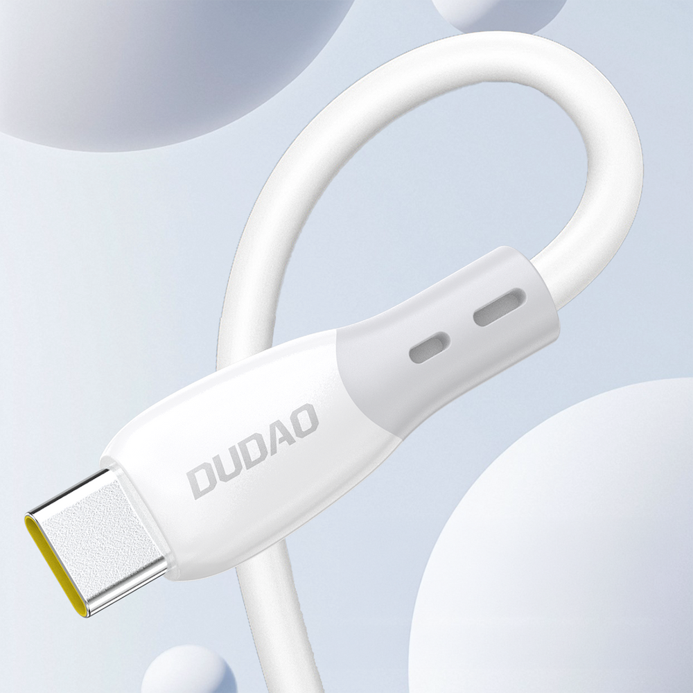 Dudao L25SX 30W USB-C - Lightning Cable with Soft Silicone Braid 2m - White_5