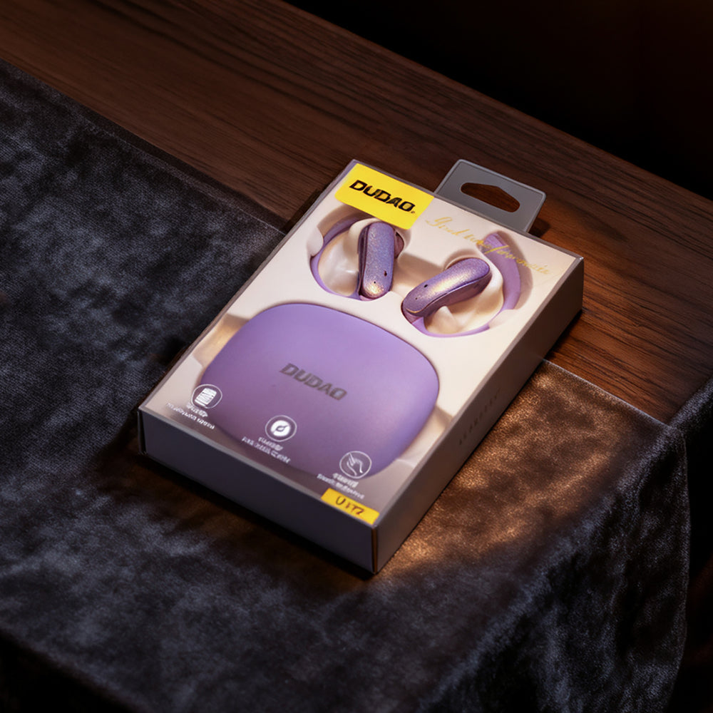 Dudao U17Z Bluetooth 5.3 OWS Headphones with Ear Hooks - Purple_2