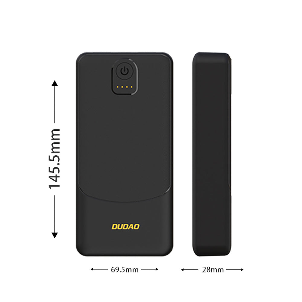Dudao K10Pro Power Bank 2.4A 20000mAh 2 x USB-A - Black_3
