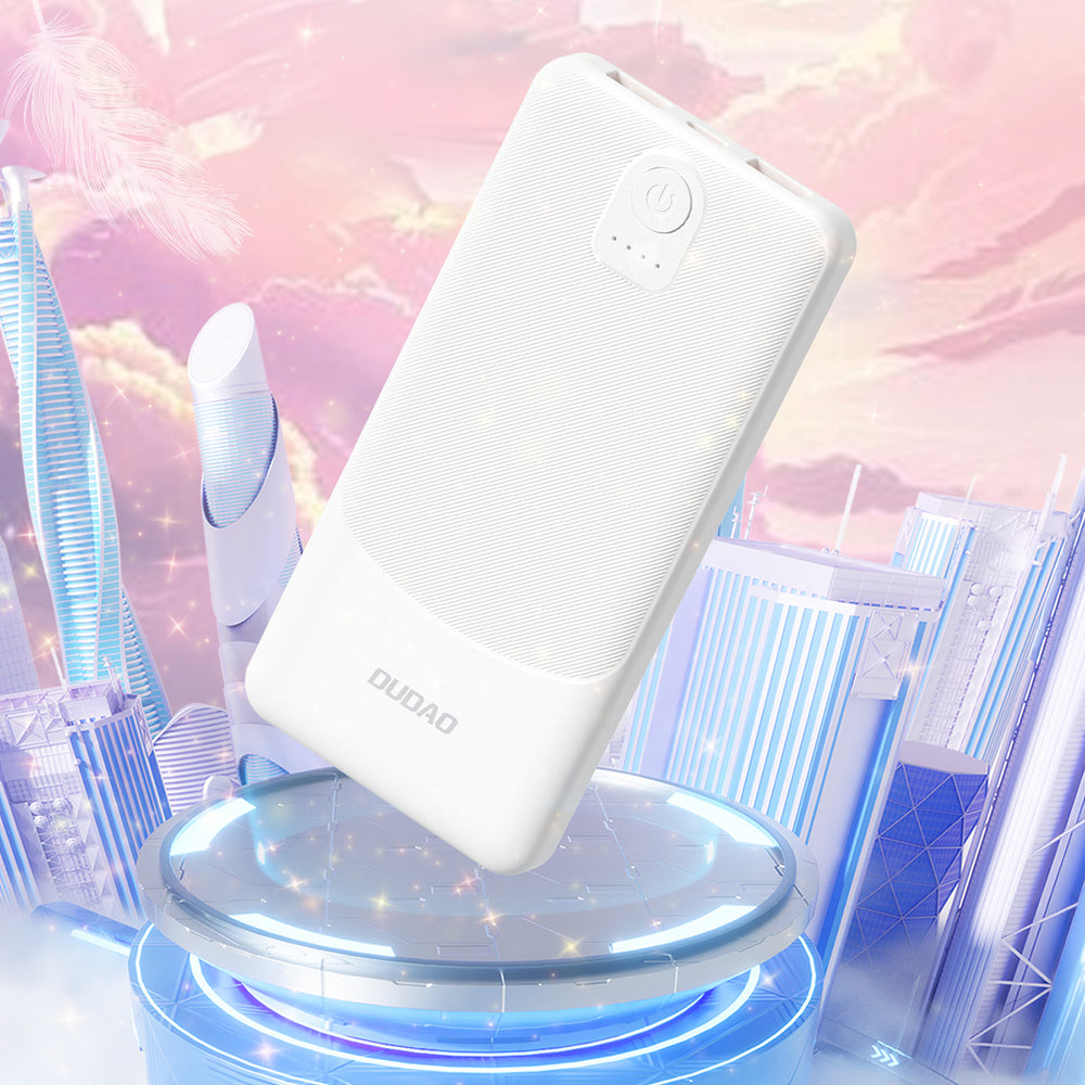 Dudao K10Pro Power Bank 2.4A 20000mAh 2 x USB-A - White_6