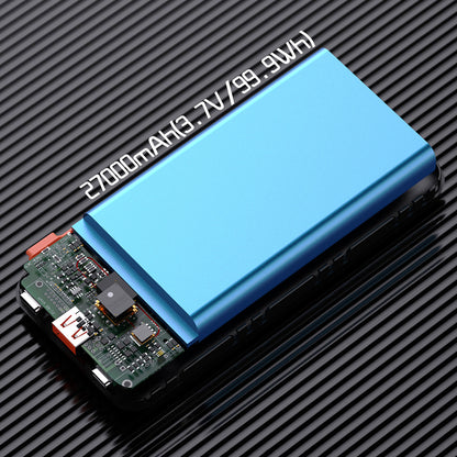 Dudao K15Max 30000mAh PD 22.5W Powerbank with USB-C and Lightning Cables - White_2