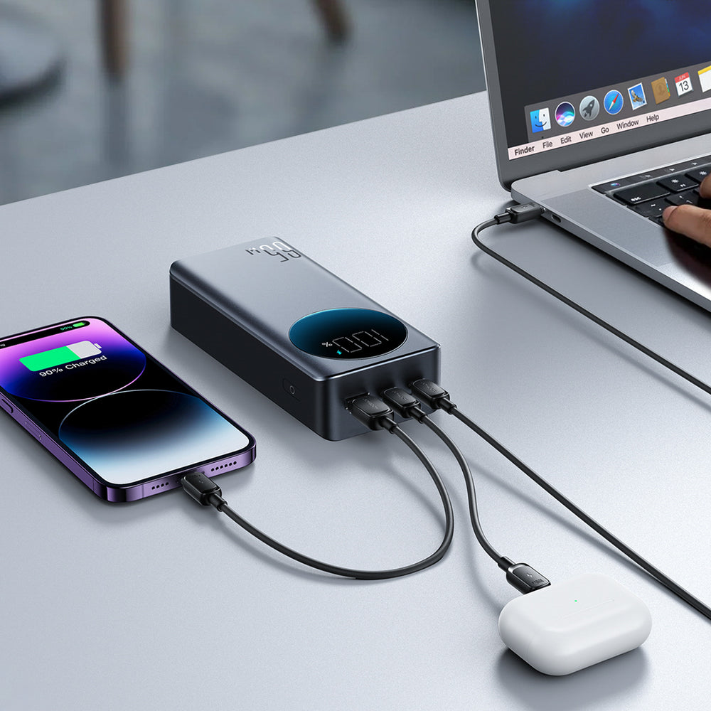 Joyroom JR-PBF05 Pro 30000mAh 65W Powerbank with Digital Display 2x USB-C 1x USB-A - Black_9