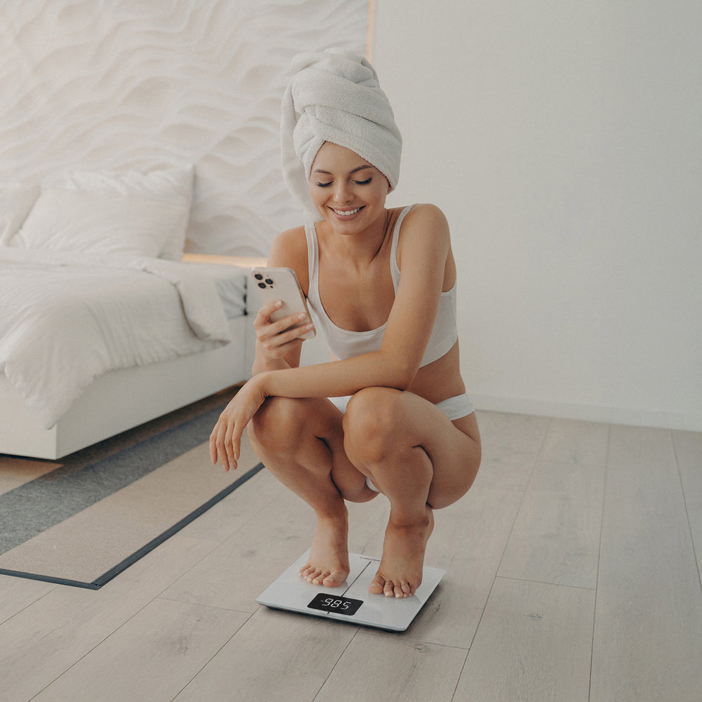 Wozinsky WIWL-180 Smart Bluetooth Bathroom Scale - White_3