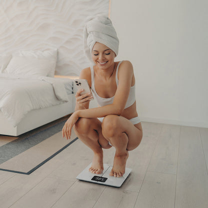 Wozinsky WIWL-180 Smart Bluetooth Bathroom Scale - White_3