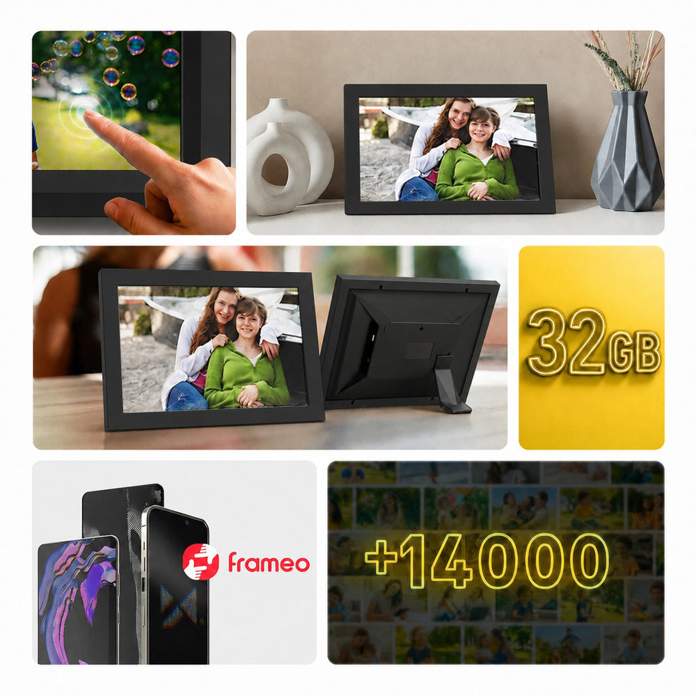 Wozinsky WRC-32 10.1" Digital Photo Frame with Frameo 32GB App - Black_5