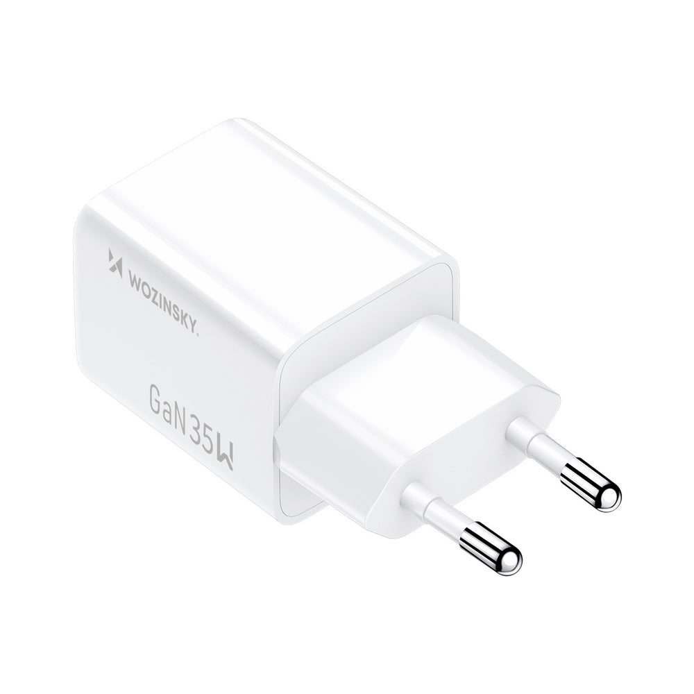 Wozinsky WWC-35W GaN USB-A + USB-C Wall Charger - White_2