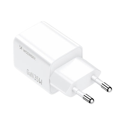 Wozinsky WWC-35W GaN USB-A + USB-C Wall Charger - White_2