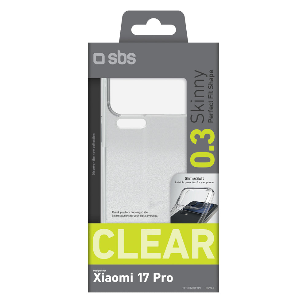 SBS Skinny Cover for Xiaomi 17 Pro - transparent_1
