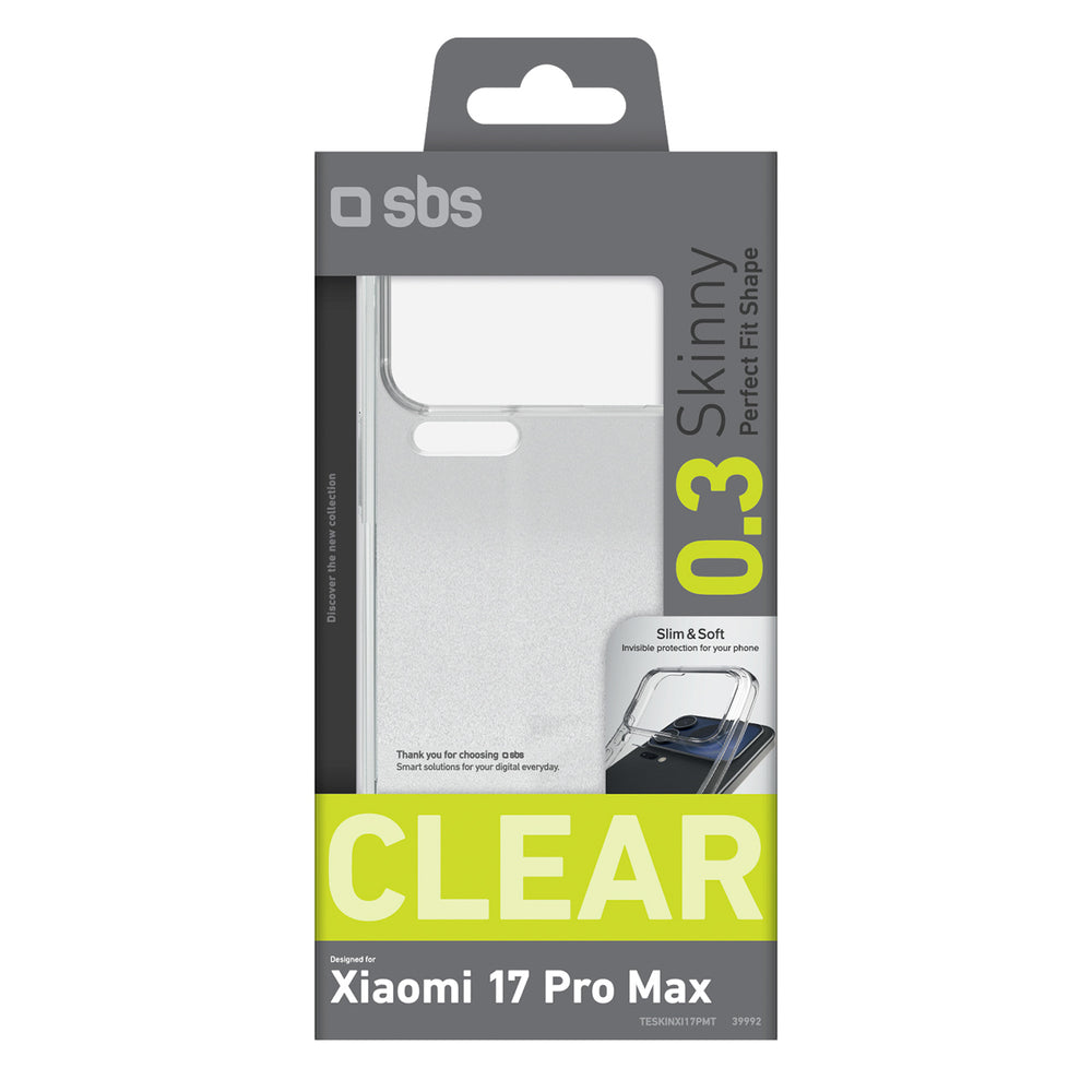 SBS Skinny Cover for Xiaomi 17 Pro Max - Transparent_1
