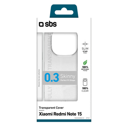 SBS Skinny Cover for Xiaomi Redmi Note 15 - transparent_1