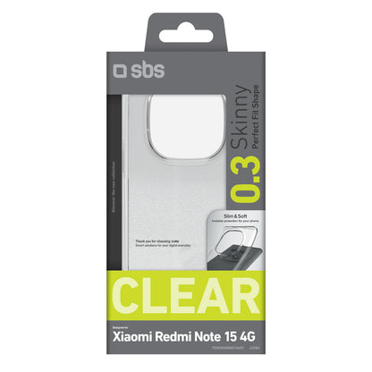 SBS Skinny Cover for Xiaomi Redmi Note 15 4G - transparent_1