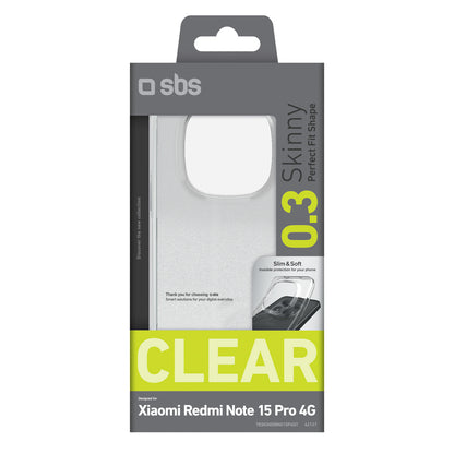 SBS Skinny Cover for Xiaomi Redmi Note 15 Pro 4G - Transparent_1