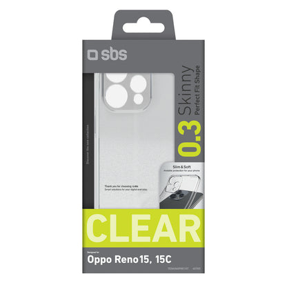 SBS Skinny Cover for Oppo Reno 15 - Transparent_1