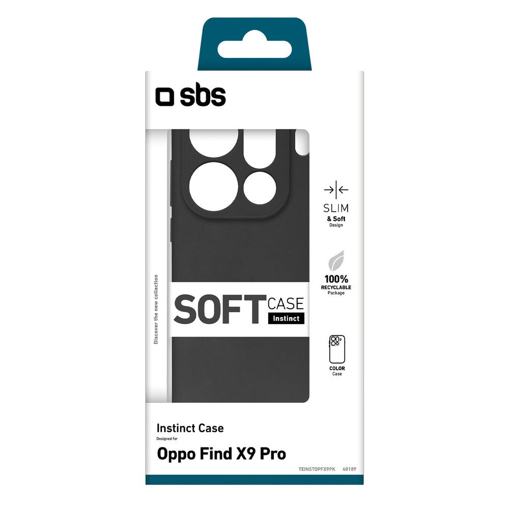SBS Instinct Case for Oppo Find X9 Pro - Black_1