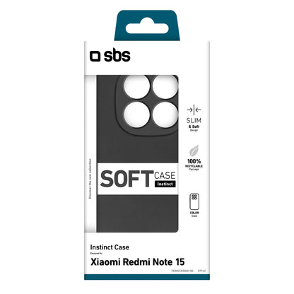 SBS Instinct Case for Xiaomi Redmi Note 15 - Black_1