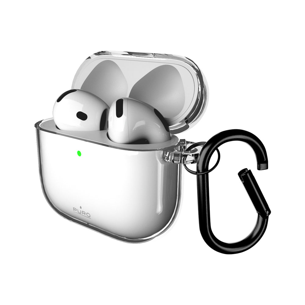 Puro 0.3 Nude Case for AirPods 4 - Transparent_1