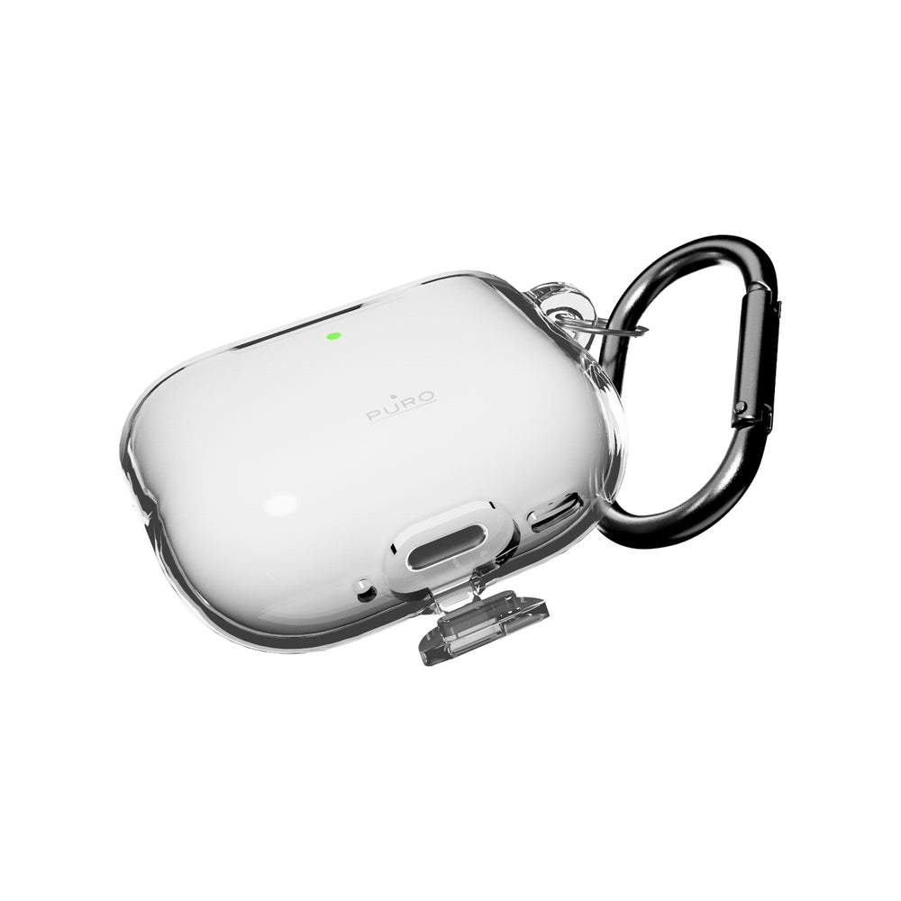 Puro 0.3 Nude Case for AirPods 4 - Transparent_3